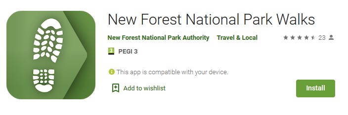 New Forest National Parks Walk - App